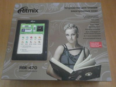 Лот: 3195284. Фото: 1. Книга электронная Ritmix RBK-470. Электронные книги