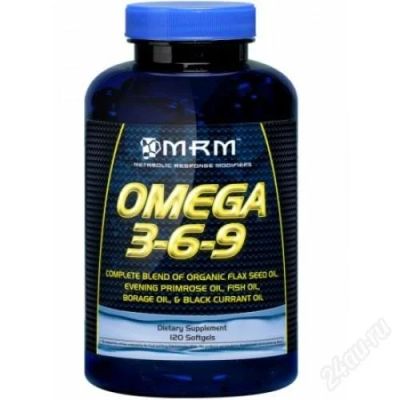 Лот: 2361094. Фото: 1. Omega 3-6-9 от MRM (120 капсул... Спортивное питание, витамины