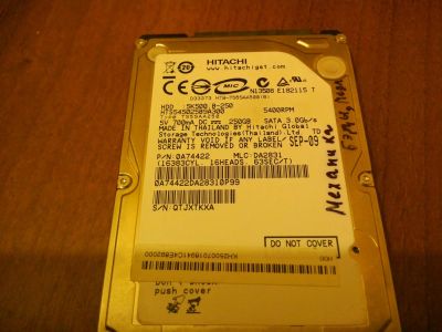 Лот: 5043758. Фото: 1. Жесткий диск Hitachi 250 Gb. Sata... Жёсткие диски (HDD)