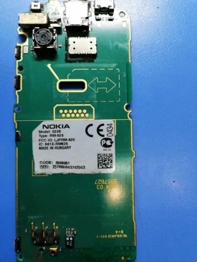 Лот: 12825667. Фото: 1. Плата Nokia 5228 рабочая. Микросхемы и платы