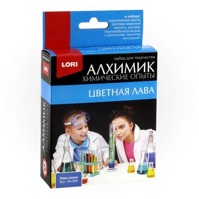 Лот: 16244873. Фото: 1. Химические опыты. Лава синяя... Развивающие