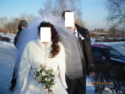 Лот: 3681782. Фото: 1. Шубка - накидка свадебная р. 42-46. Накидки, шубы