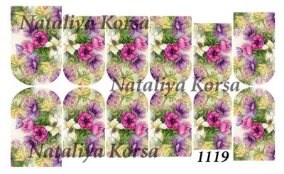 Лот: 6221245. Фото: 1. Стикеры водные (слайдер-дизайн... Украшения, дизайн ногтей
