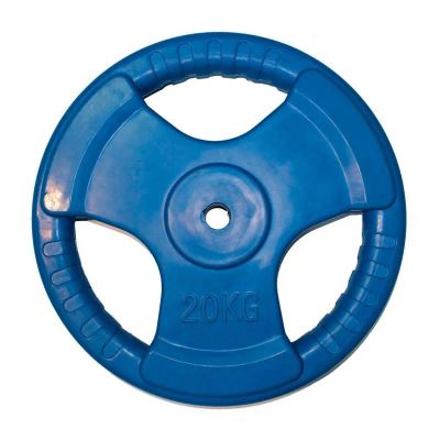 Лот: 22570544. Фото: 1. Диск обрезиненный цветной 3 Handle... Штанги, блины