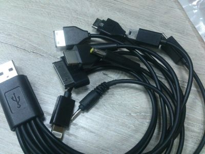 Лот: 9574478. Фото: 1. Кабель USB 10в1. Шнуры, кабели, разъёмы