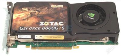 Лот: 2540151. Фото: 1. Видеокарта Zotac Geforce 8800... Видеокарты