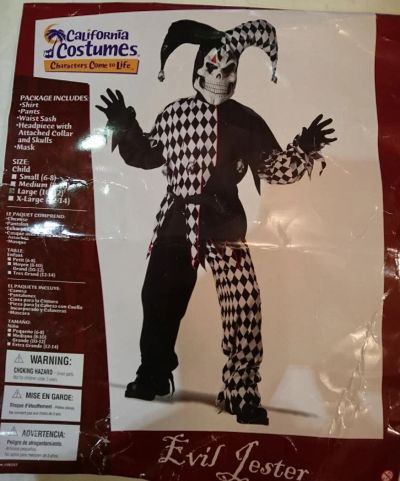 Лот: 10570911. Фото: 1. Продам костюм Evil Jester на 10-12... Детские карнавальные, праздничные костюмы