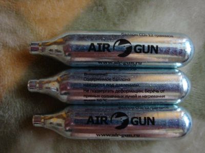 Лот: 5617180. Фото: 1. Баллончики СО2 12 гр. Air-Gan. Аксессуары, запчасти