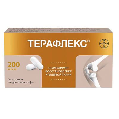 Лот: 25721315. Фото: 1. Терафлекс капсулы 200 шт. Лекарства