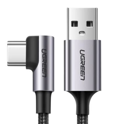 Лот: 21574297. Фото: 1. Кабель UGREEN Right Angle USB-A... Шлейфы, кабели, переходники