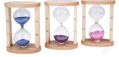 Лот: 2948079. Фото: 1. Часы песочные дерево две колоны... Сувенирные мелочи