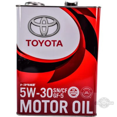 Лот: 9567721. Фото: 1. Toyota (тойота) 5W-30 SN/GF-5... Масла, жидкости