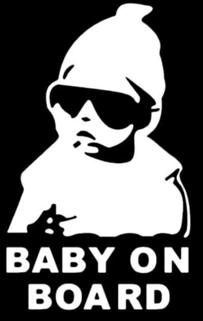 Лот: 8863856. Фото: 1. Baby on board - наклейка для Вашего... Наклейки автомобильные