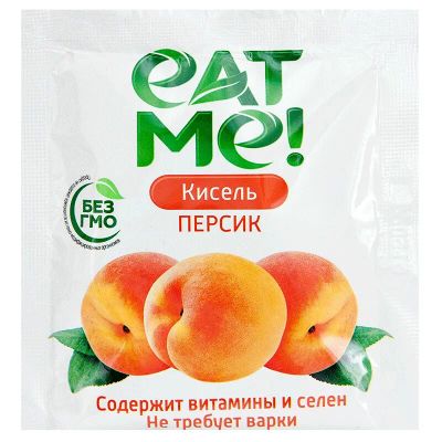 Лот: 23718133. Фото: 1. Eat Me! Кисель без сахара Персик... Лекарства