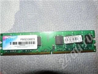 Лот: 32768. Фото: 1. память ddr2 1024mb pc2-5300 (667mhz... Красноярск