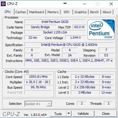 Лот: 11195891. Фото: 1. intel g620. Процессоры