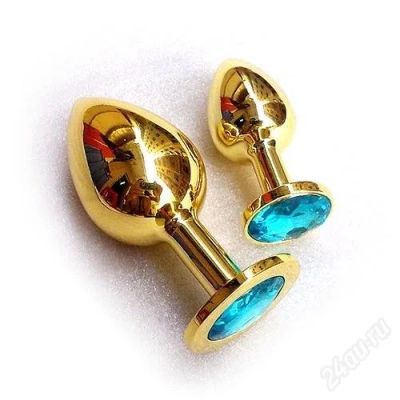 Лот: 2226221. Фото: 1. Анальная пробка с кристаллом Small... Игрушки