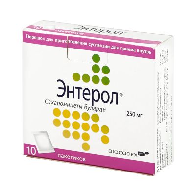 Лот: 23988916. Фото: 1. Энтерол пор. 250мг №10. Лекарства