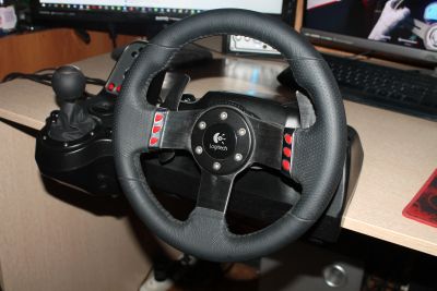 Лот: 11766749. Фото: 1. Руль Logitech G27. Рули, джойстики