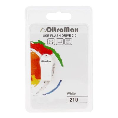Лот: 11686139. Фото: 1. USB 4GB OltraMax 210 белый. USB-флеш карты