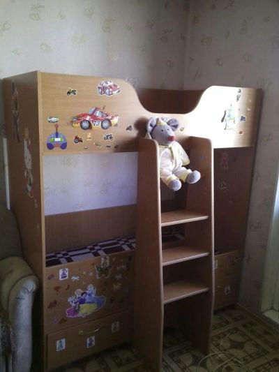 Лот: 9753041. Фото: 1. Двухярусная кровать. Детские кровати и кроватки