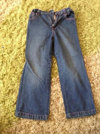 Лот: 4459000. Фото: 1. джинсы ростовка 110. Брюки, шорты, джинсы