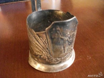 Лот: 11756594. Фото: 1. Подстаканник из мельхиора. Предметы интерьера и быта