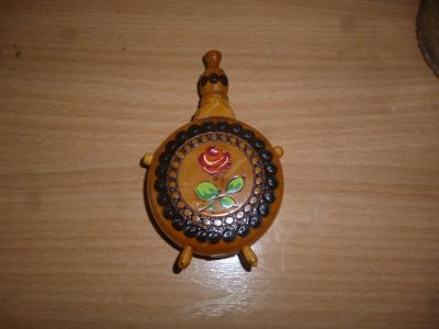 Лот: 14275773. Фото: 1. Фигурка деревянная, высота 10... Фигурки, статуэтки