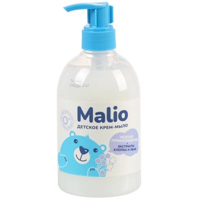 Лот: 24277609. Фото: 1. Крем-мыло детское Malio, Нежное... Детская гигиена