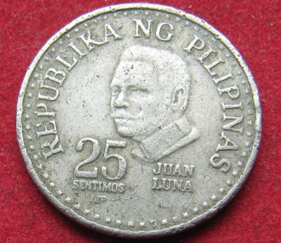 Лот: 19004127. Фото: 1. Филиппины 25 сентимо, 1982 г. Остальные страны