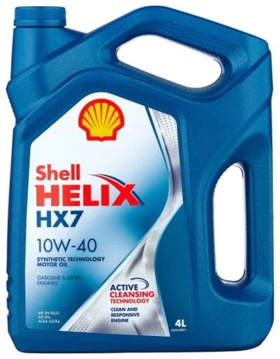 Лот: 16084763. Фото: 1. Масло Shell Helix НХ7 10/40 4л... Масла, жидкости