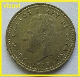 Лот: 16019253. Фото: 1. Испания 1 песета 1975 (№). Европа