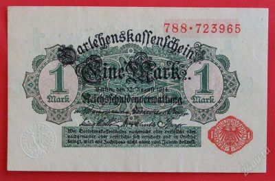 Лот: 1597707. Фото: 1. (№865) 1 марка 1914 (Германия). Германия и Австрия