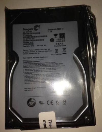 Лот: 10211190. Фото: 1. Новый Жесткий диск Seagate 1TB... Жёсткие диски (HDD)