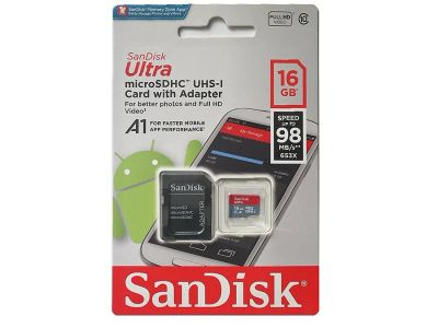 Лот: 17898135. Фото: 1. Flash-карта SanDisk Ultra (16... USB-флеш карты