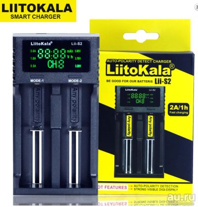 Лот: 15316263. Фото: 1. LiitoKala Lii-S2 Li-ion Зарядка... Зарядные устройства, блоки питания для бытовой техники