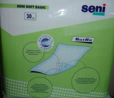 Лот: 7055325. Фото: 1. Пеленки seni soft basic 90x60... Другое (красота и здоровье)
