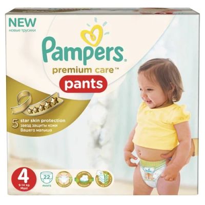 Лот: 3955016. Фото: 1. Подгузники-трусики Pampers Premium... Детская гигиена