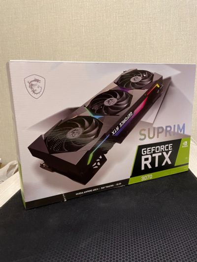 Лот: 17490379. Фото: 1. Msi GeForce RTX 3070 suprim. Видеокарты