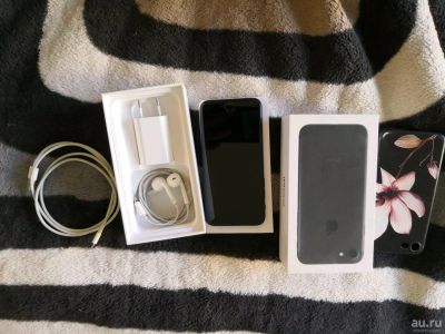 Лот: 13690510. Фото: 1. Apple iPhone 7 Black 32GB. Смартфоны