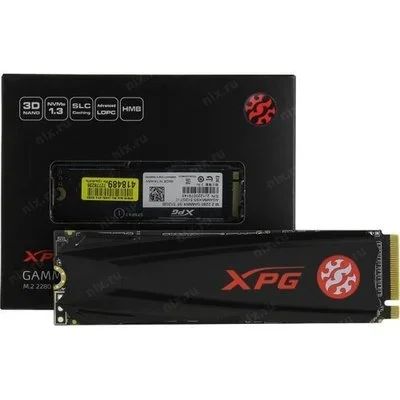 Лот: 17829688. Фото: 1. SSD M2 NVMe Adata XPG 512 GB. SSD-накопители