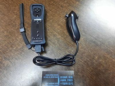 Лот: 18685329. Фото: 1. Новые Wii Remote в чехле + Nunchuk... Запчасти для игровых приставок, консолей