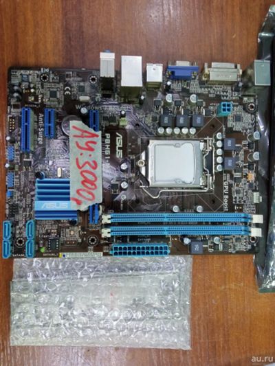 Лот: 18215589. Фото: 1. Материнская плата 1155 Asus p8h61-mx. Материнские платы