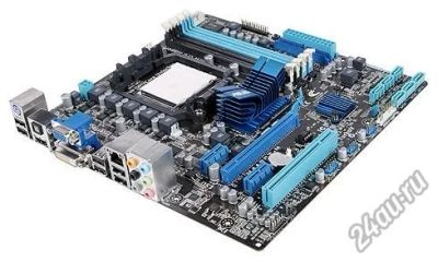 Лот: 3987832. Фото: 1. Asus M4A88T-M неисправна. Материнские платы
