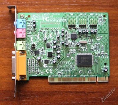 Лот: 925016. Фото: 1. PCI звуковая карта Creative CT4810... Звуковые карты