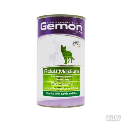 Лот: 10400205. Фото: 1. корм Gemon Dog Medium Для Собак... Корма