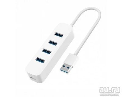 Лот: 16606369. Фото: 1. USB HUB 4 порта Xiaomi USB 3.0... USB хабы