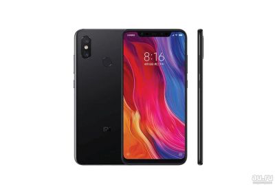 Лот: 14167995. Фото: 1. XIaomi mi 8 6/64gb black глобальная... Смартфоны