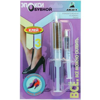 Лот: 24090555. Фото: 1. Клей Анлес, эпоксидный, водостойкий... Клеи, герметики, пена монтажная, клейкие ленты
