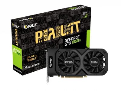 Лот: 11728191. Фото: 1. 4Gb Palit GTX 1050 Ti Dual. Видеокарты
